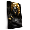Xxl Wandbild Goldenes Ananasmaedchen No 1 Hochformat Produktvorschau Seitlich