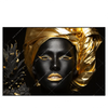 Xxl Wandbild Goldenes Ananasmaedchen No 1 Querformat Produktvorschau Frontal