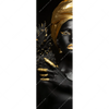 Xxl Wandbild Goldenes Ananasmaedchen No 1 Schmal Motivvorschau