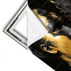 Xxl Wandbild Goldenes Ananasmaedchen No 2 Querformat Materialvorschau
