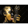 Xxl Wandbild Goldenes Ananasmaedchen No 2 Querformat Motivvorschau