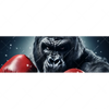 Xxl Wandbild Gorilla Mit Roten Boxhandschuhen Panorama Motivvorschau
