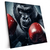 Xxl Wandbild Gorilla Mit Roten Boxhandschuhen Quadrat Produktvorschau Seitlich