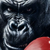 Xxl Wandbild Gorilla Mit Roten Boxhandschuhen Schmal Zoom