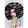 Xxl Wandbild Graffiti Afro No 1 Hochformat Motivvorschau