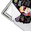 Xxl Wandbild Graffiti Afro No 1 Quadrat Materialvorschau