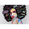 Xxl Wandbild Graffiti Afro No 1 Querformat Motivvorschau