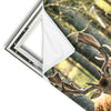 Xxl Wandbild Gruppe Rotwild Hochformat Materialvorschau