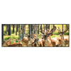 Xxl Wandbild Gruppe Rotwild Panorama Produktvorschau Frontal