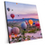 Xxl Wandbild Heissluftballons Im Sonnenuntergang Quadrat Produktvorschau Seitlich