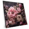 Xxl Wandbild Hellrosa Blumen Quadrat Produktvorschau Seitlich
