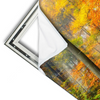 Xxl Wandbild Herbstfarben Im Nebligen Wald Querformat Materialvorschau