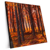 Xxl Wandbild Herbstwald Quadrat Produktvorschau Seitlich