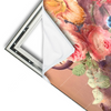 Xxl Wandbild Hirsch Blumen Querformat Materialvorschau