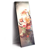 Xxl Wandbild Hirsch Blumen Schmal Produktvorschau Seitlich