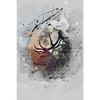 Xxl Wandbild Hirsch Grunge Stil Hochformat Motivvorschau