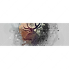 Xxl Wandbild Hirsch Grunge Stil Panorama Motivvorschau