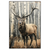 Xxl Wandbild Hirsch Im Birkenwald Hochformat Produktvorschau Frontal