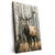 Xxl Wandbild Hirsch Im Birkenwald Hochformat Produktvorschau Seitlich