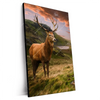 Xxl Wandbild Hirsch In Gebirgslandschaft Hochformat Produktvorschau Seitlich
