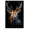 Xxl Wandbild Hirsch Kopf Hochformat Produktvorschau Frontal