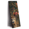 Xxl Wandbild Hirsch Mit Floralem Geweih Schmal Produktvorschau Seitlich