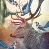 Xxl Wandbild Hirsch Voegel Quadrat Motivvorschau