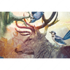 Xxl Wandbild Hirsch Voegel Querformat Motivvorschau