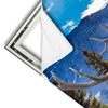 Xxl Wandbild Hirsch Vor Bergkulisse Hochformat Materialvorschau