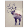 Xxl Wandbild Hirsch Wald No 1 Hochformat Produktvorschau Frontal
