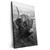 Xxl Wandbild Hochland Rind Schwarz Weiss No 2 Hochformat Produktvorschau Seitlich