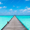 Xxl Wandbild Hoelzernes Pier Panorama Zoom