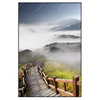 Xxl Wandbild Holztreppe Auf Berg Mit Wolken Hochformat Produktvorschau Frontal