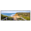 Xxl Wandbild Holztreppe Zum Einsamen Strand Panorama Produktvorschau Frontal