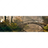 Xxl Wandbild Idyllischer Wald Mit Bruecke Panorama Motivvorschau