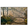 Xxl Wandbild Idyllischer Wald Mit Bruecke Querformat Produktvorschau Frontal