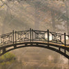 Xxl Wandbild Idyllischer Wald Mit Bruecke Schmal Zoom