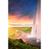 Xxl Wandbild Islaendischer Wasserfall Hochformat Motivvorschau