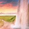 Xxl Wandbild Islaendischer Wasserfall Hochformat Zoom