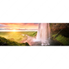 Xxl Wandbild Islaendischer Wasserfall Panorama Motivvorschau