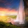 Xxl Wandbild Islaendischer Wasserfall Quadrat Motivvorschau