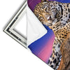 Xxl Wandbild Jaguar Auf Felsen Quadrat Materialvorschau