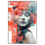 Xxl Wandbild Jolanda Frau Mit Blumen Im Haar Hochformat Produktvorschau Frontal