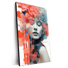 Xxl Wandbild Jolanda Frau Mit Blumen Im Haar Hochformat Produktvorschau Seitlich