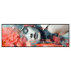 Xxl Wandbild Jolanda Frau Mit Blumen Im Haar Panorama Produktvorschau Frontal