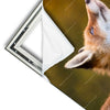 Xxl Wandbild Junger Fuchs Hochformat Materialvorschau