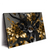 Xxl Wandbild Junger Hirsch Und Goldblumen Querformat Produktvorschau Seitlich