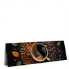 Xxl Wandbild Kaffee Mit Blattdekoration Panorama Produktvorschau Seitlich