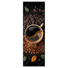 Xxl Wandbild Kaffee Mit Blattdekoration Schmal Produktvorschau Frontal