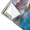 Xxl Wandbild Kanadischer Bergsee Quadrat Materialvorschau